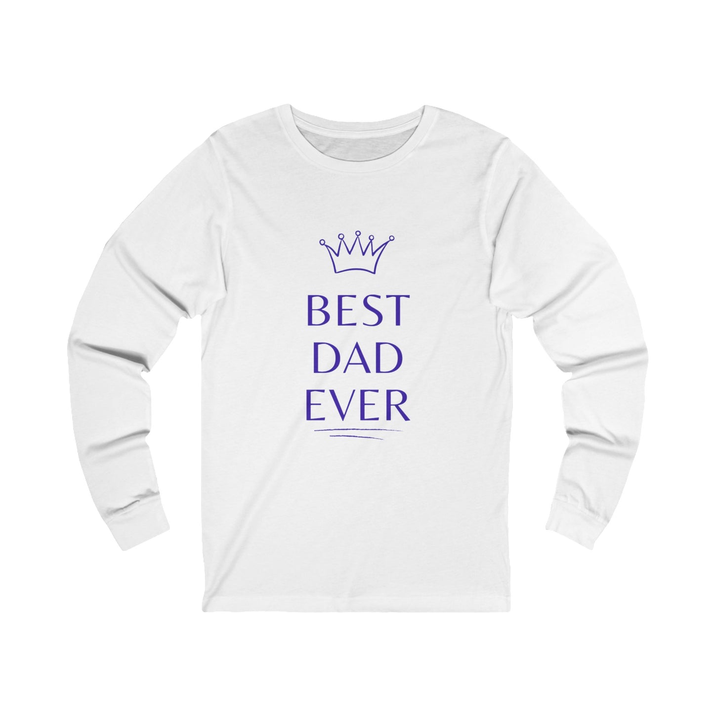 Best Dad Ever Jersey Long Sleeve T-Shirt