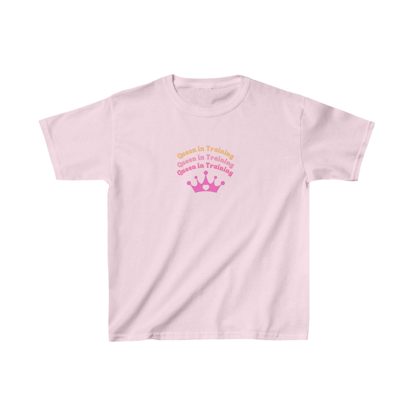 Queen in Training Girls Cotton T-Shirt