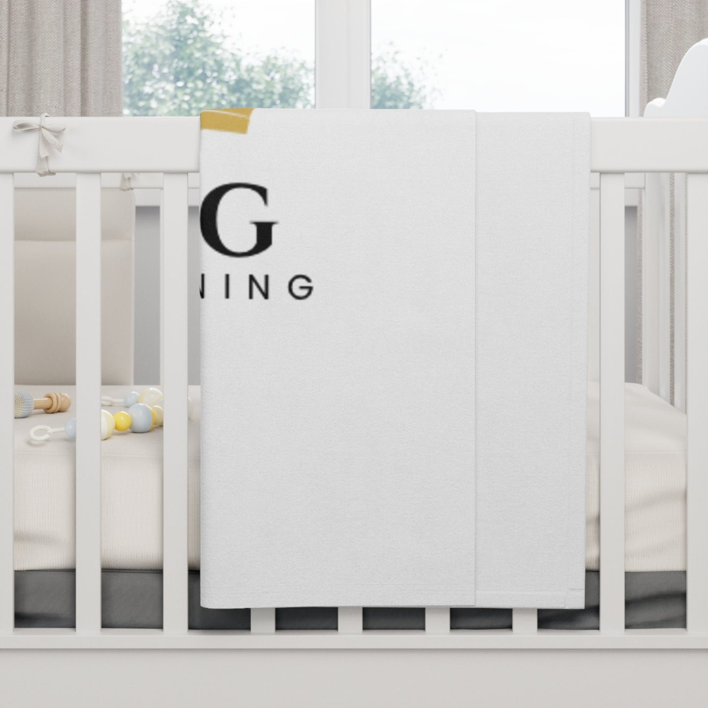 King in Training Soft Fleece Baby Blanket