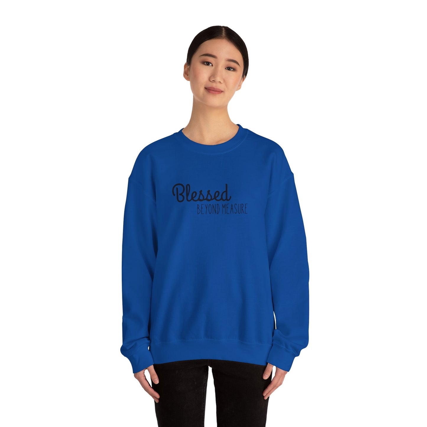Blessed Beyond Measure Unisex Crewneck Sweatshirt