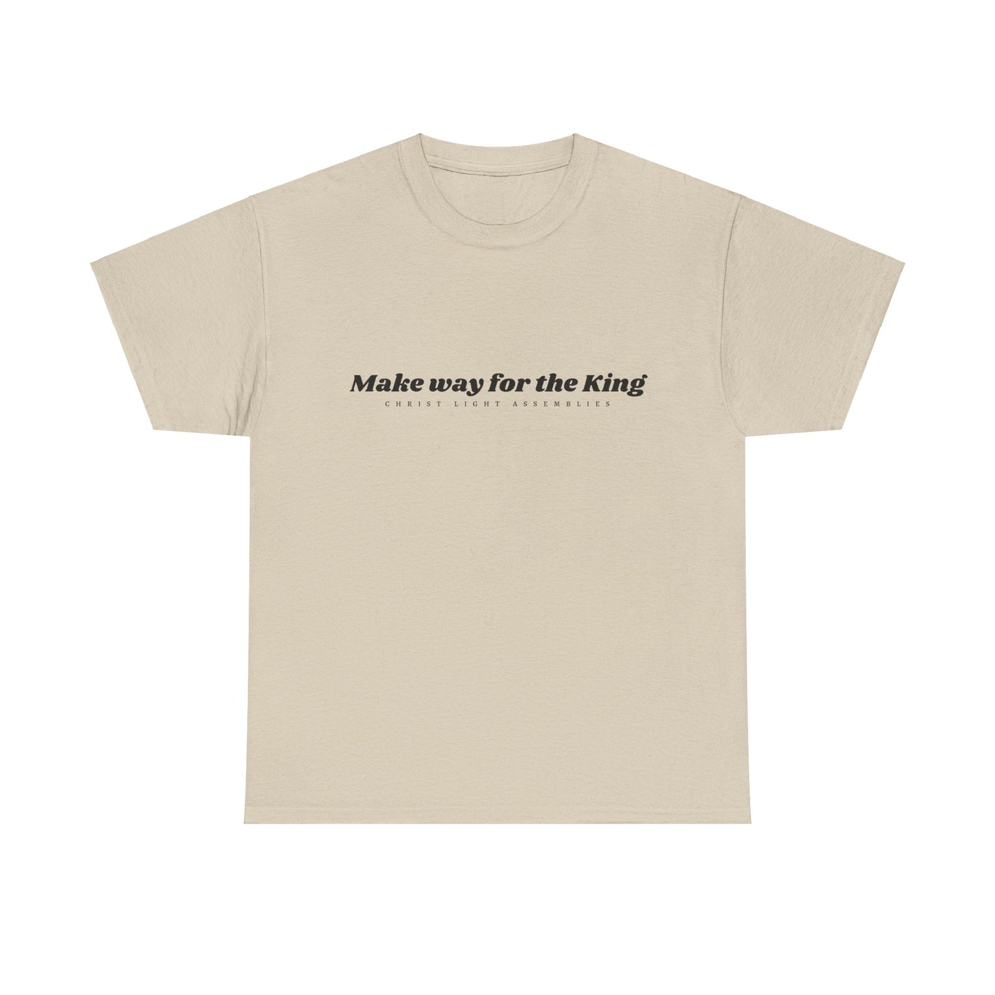 Make Way for the King Unisex Cotton T-Shirt