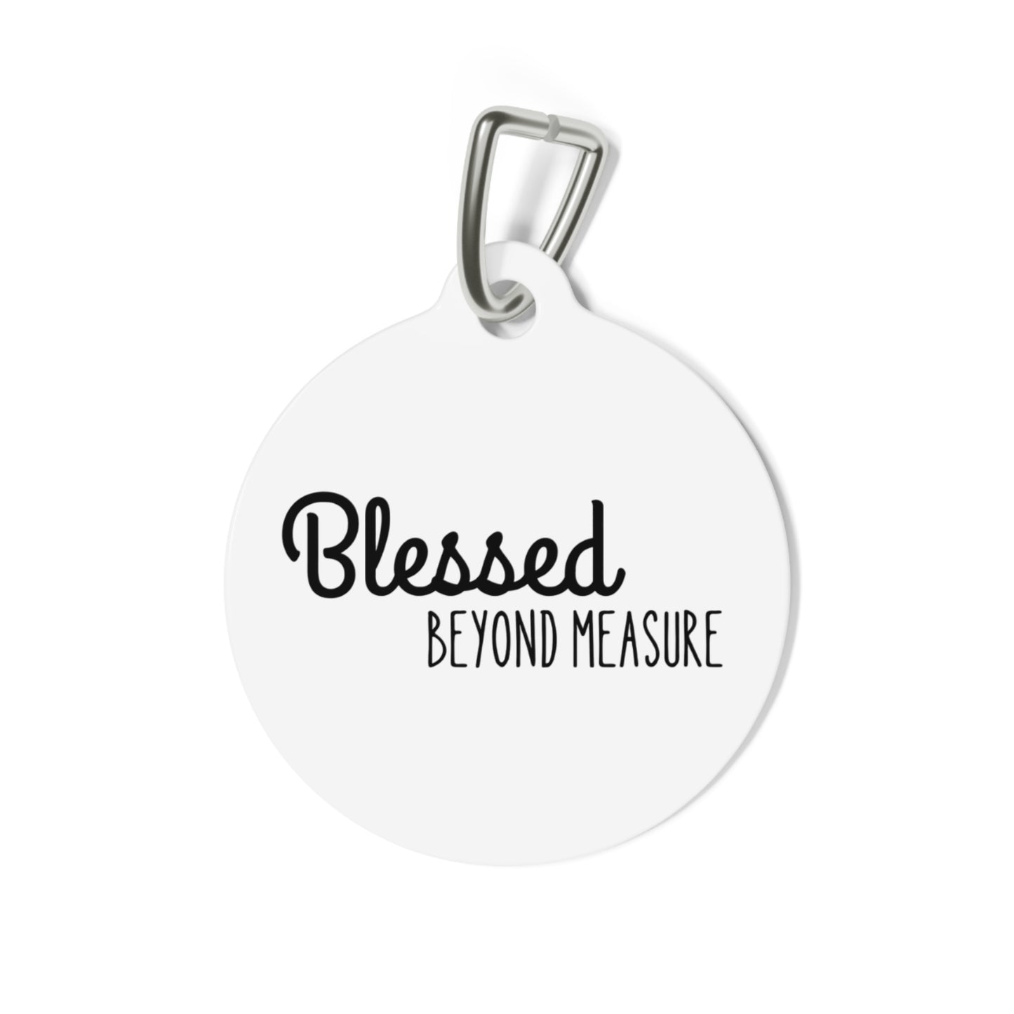 Blessed Beyond Measure Pet Tag