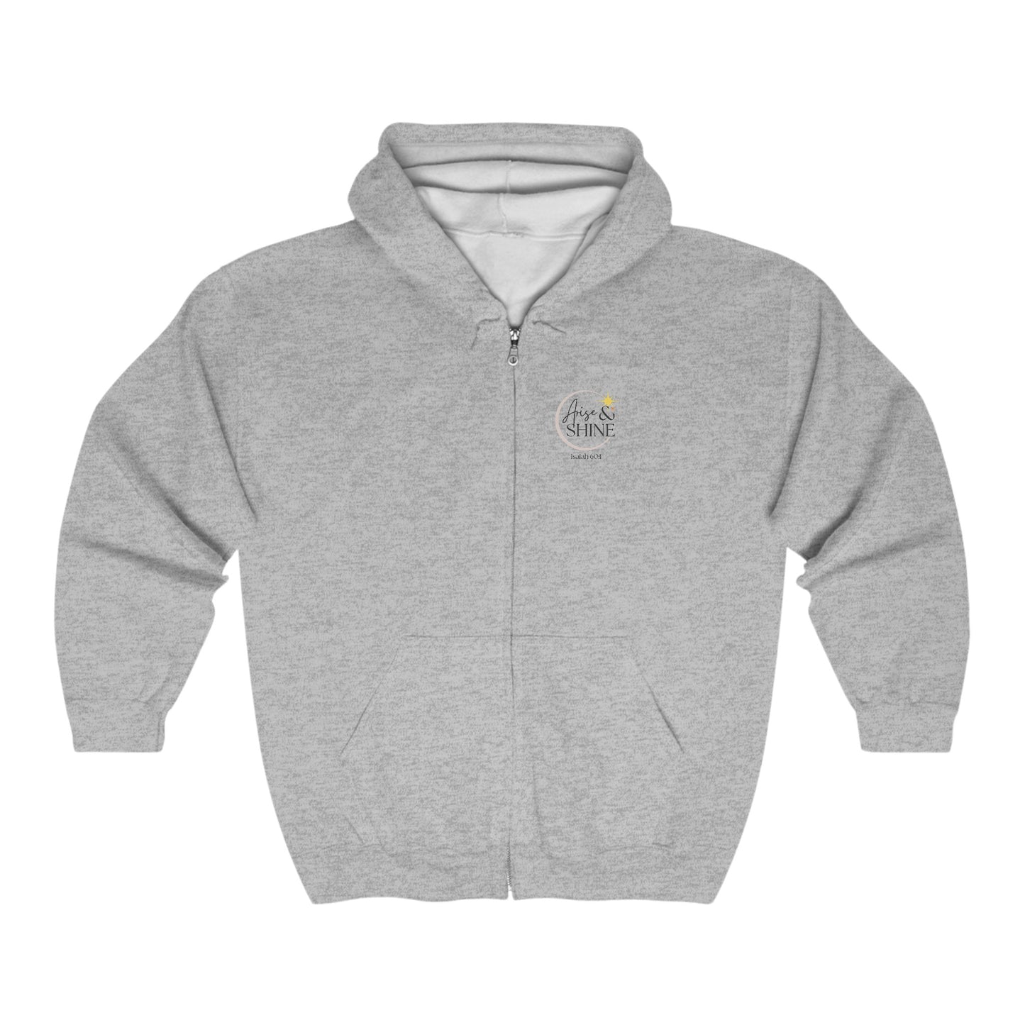 Arise & Shine Unisex Full Zip Hooded Sweatshirt