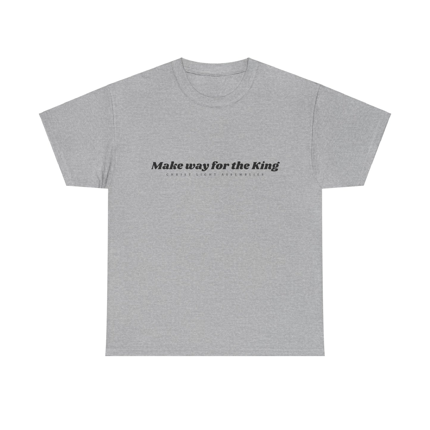 Make Way for the King Unisex Cotton T-Shirt