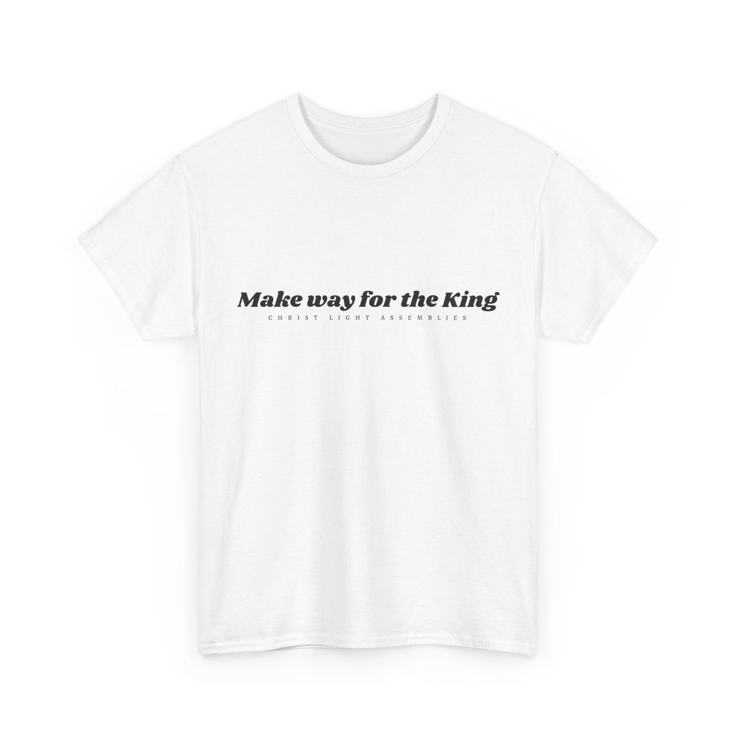 Make Way for the King Unisex Cotton T-Shirt