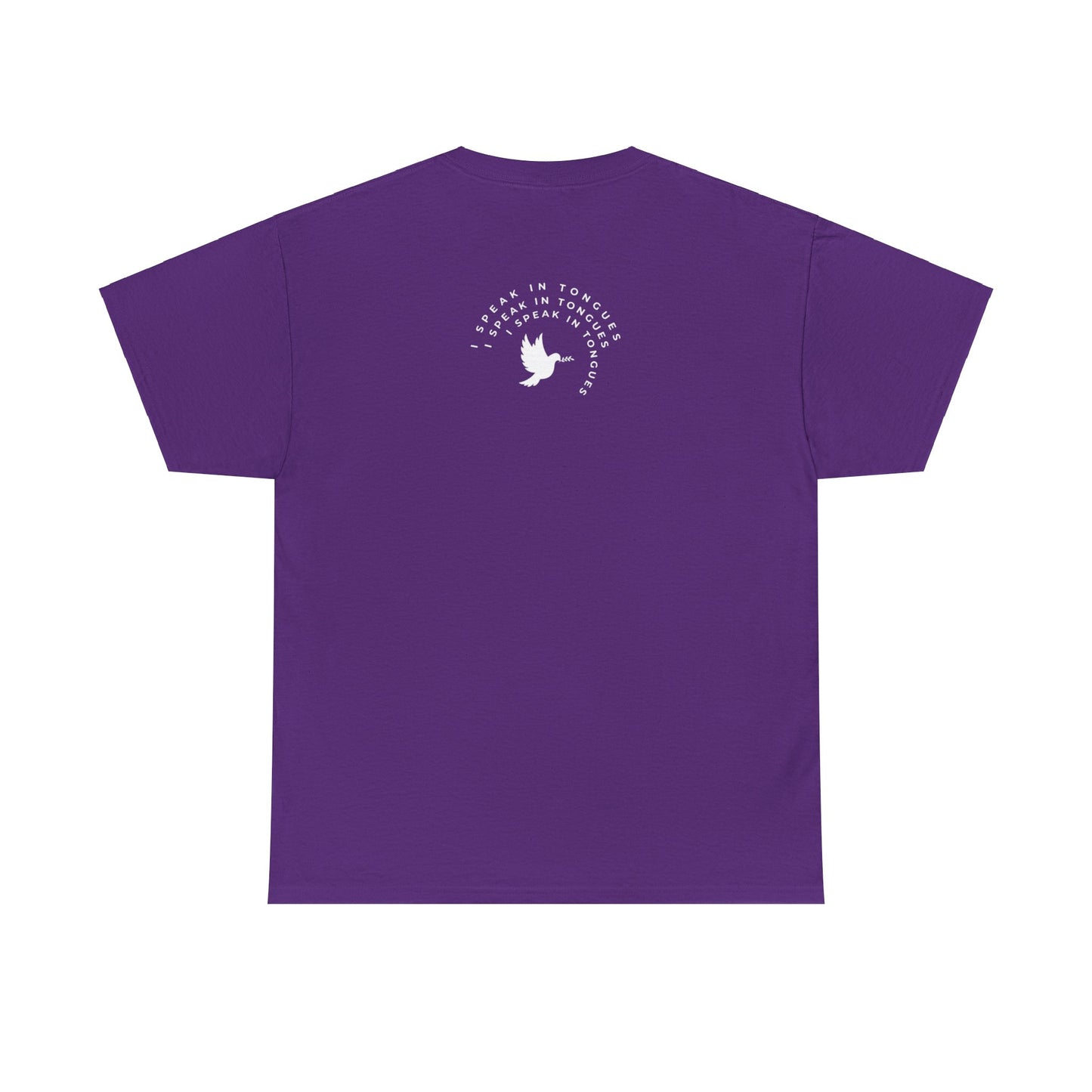 Speak In Tongues White Dove Unisex Cotton T-Shirt