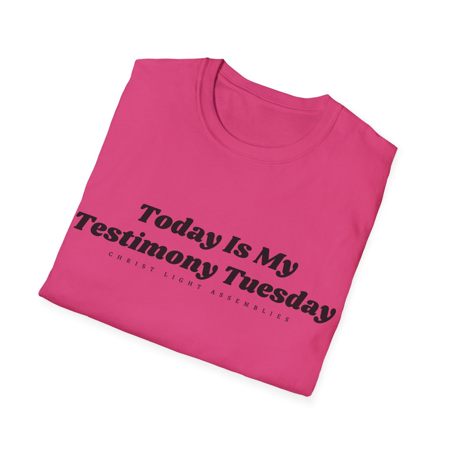 Testimony Tuesday CLA Adult Unisex Softstyle T-Shirt