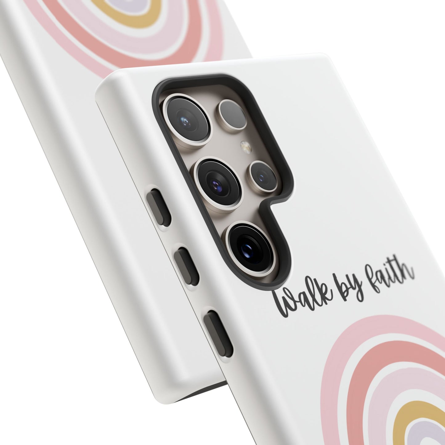 Walk By Faith Rainbow Phone Case