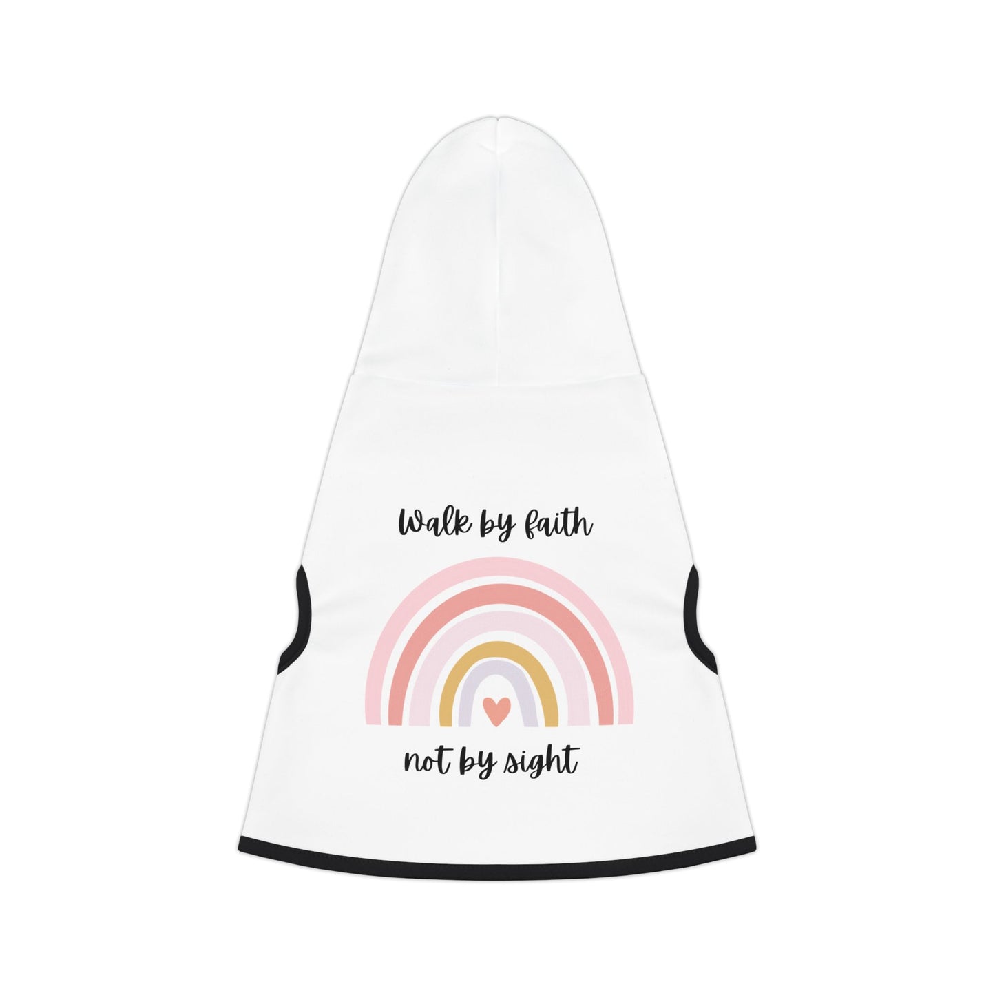 Walk By Faith Rainbow Pet Hoodie