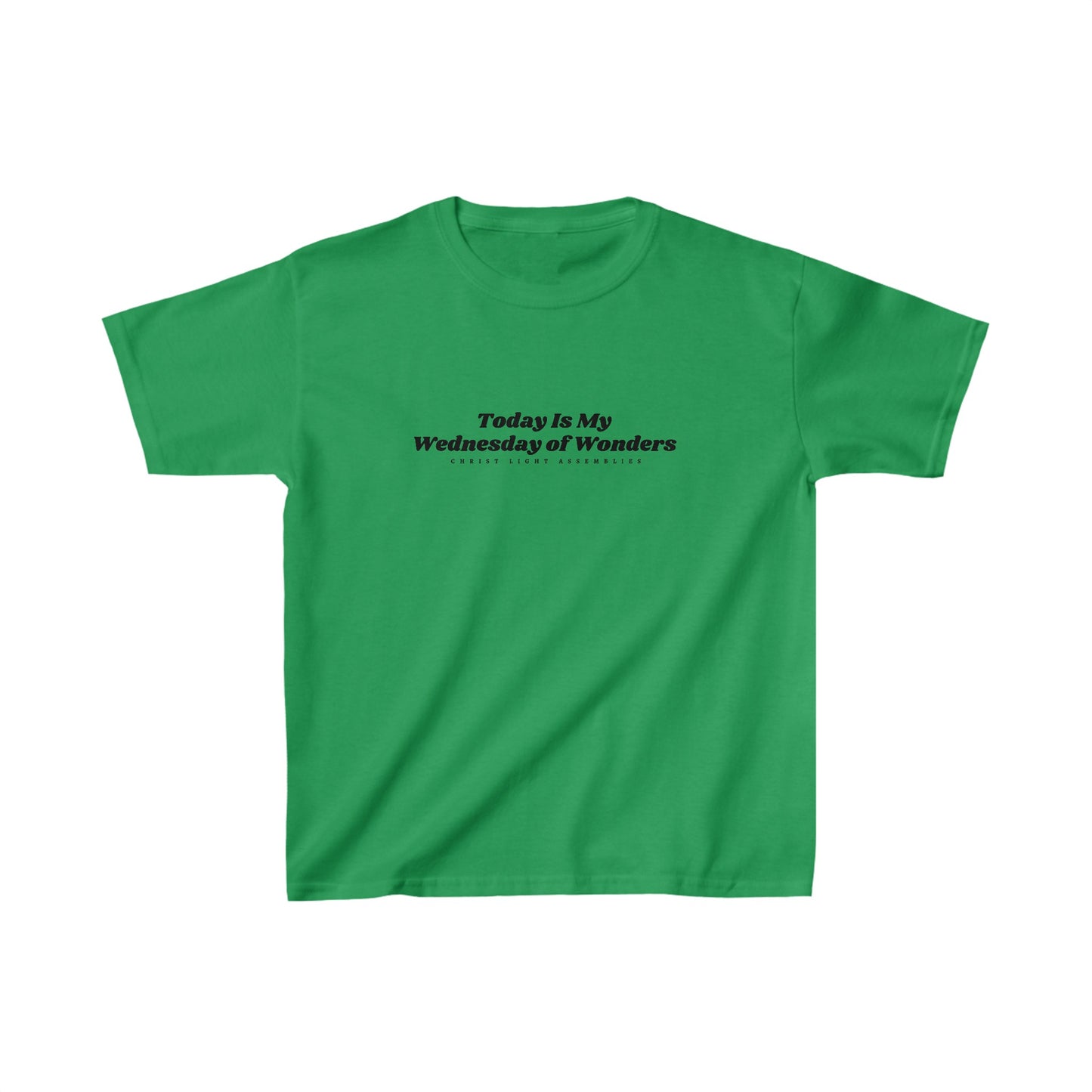 Wednesday of Wonders CLA Kids Cotton T-Shirt