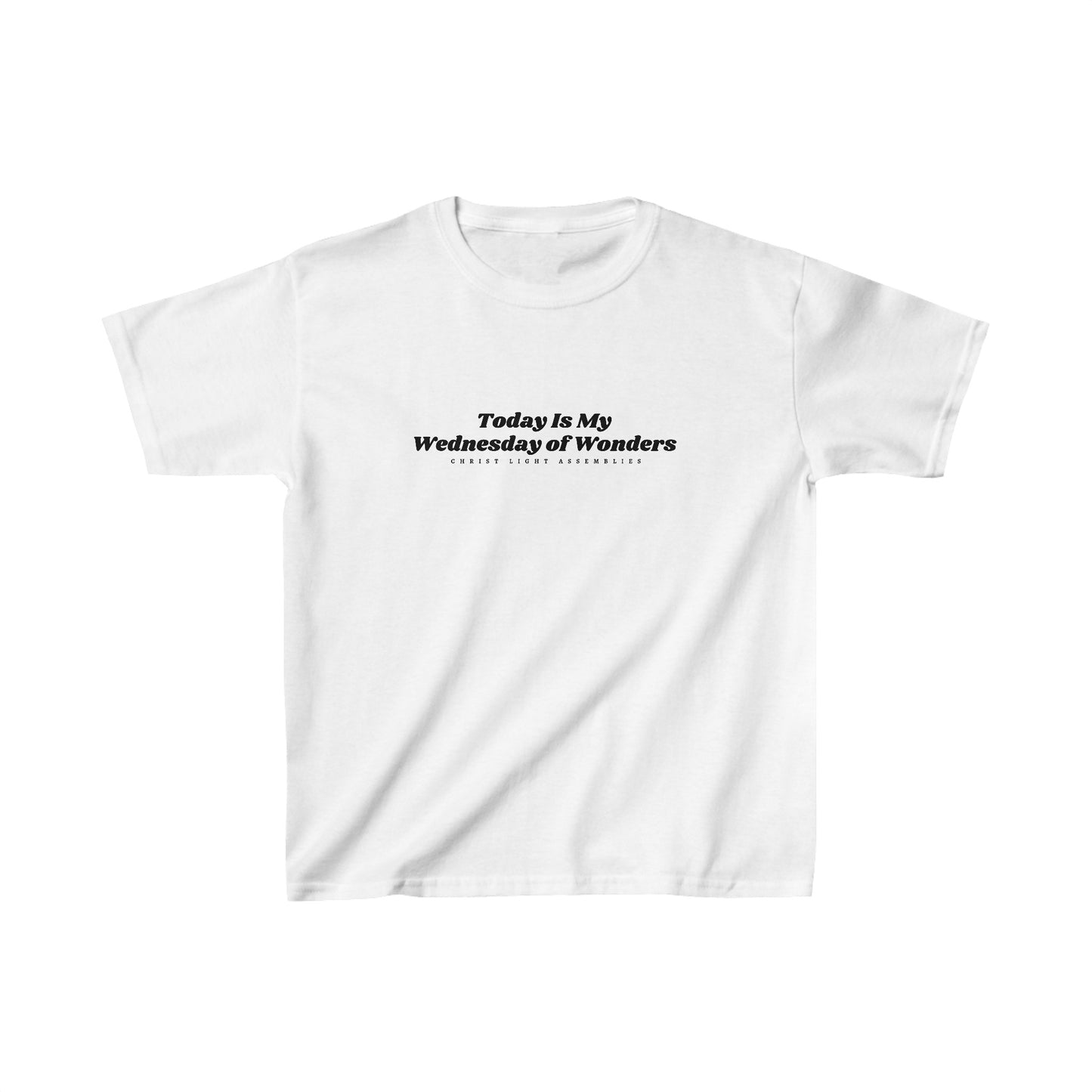Wednesday of Wonders CLA Kids Cotton T-Shirt