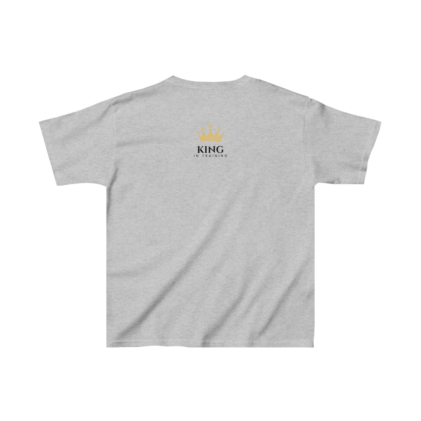 King in Training Black Font Kids Cotton T-Shirt