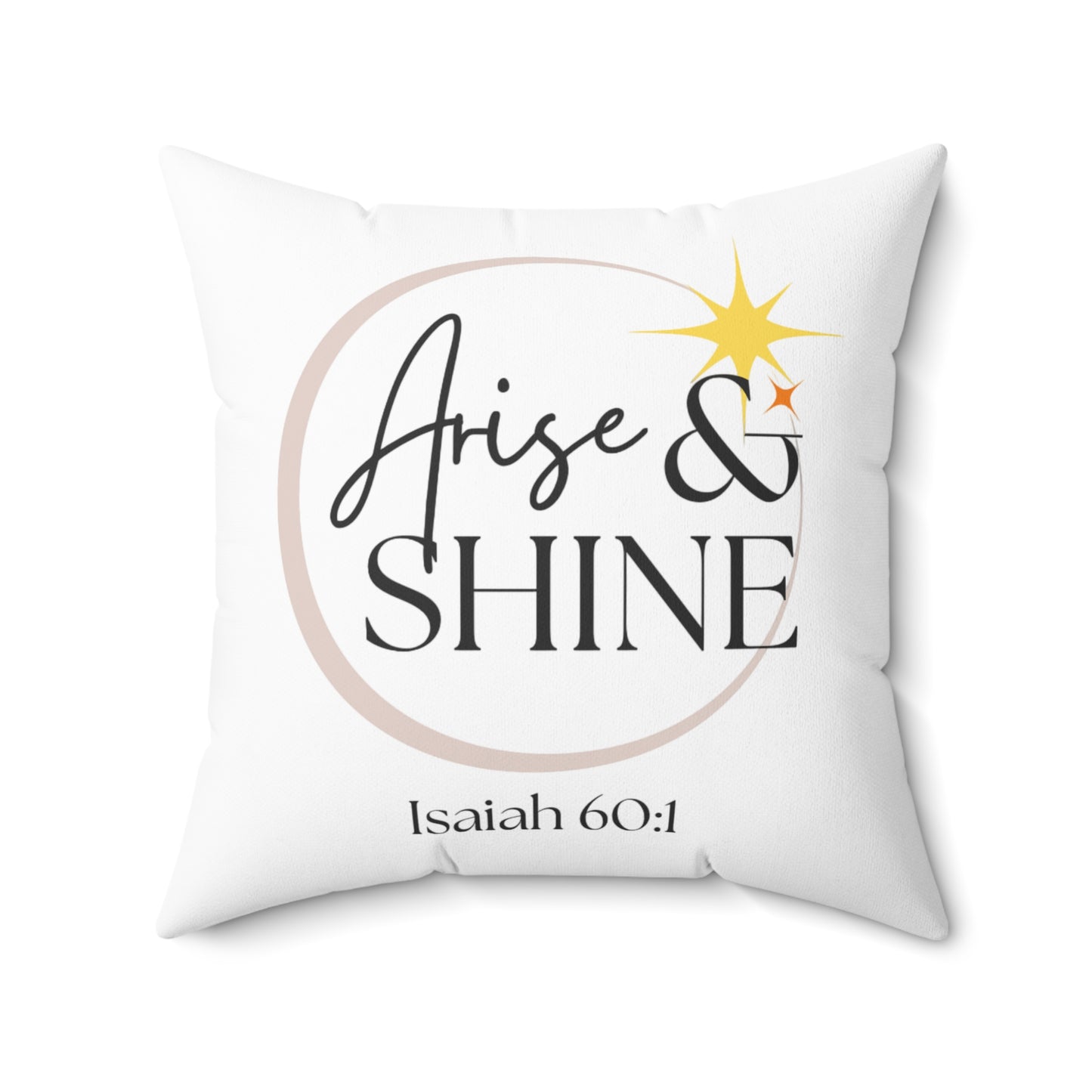 Arise & Shine Square Pillow
