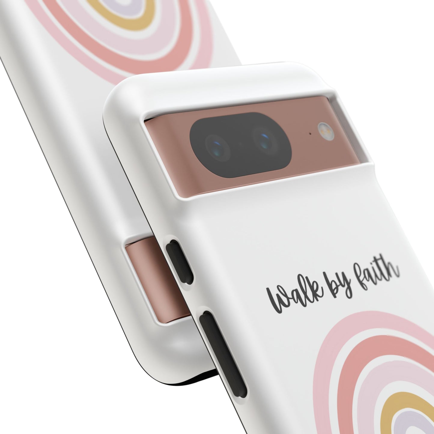 Walk By Faith Rainbow Phone Case