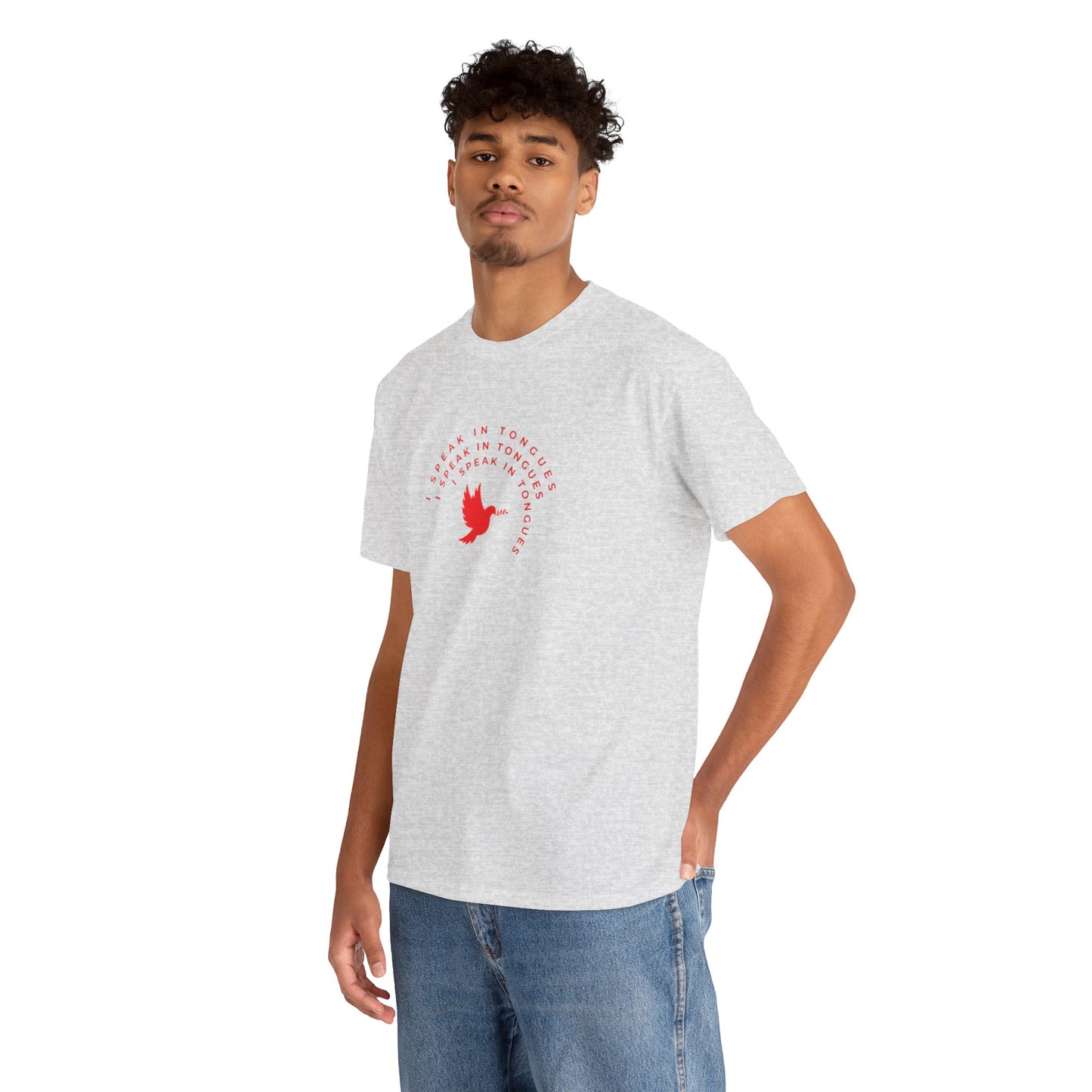 Speak In Tongues Red Dove Unisex Cotton T-Shirt