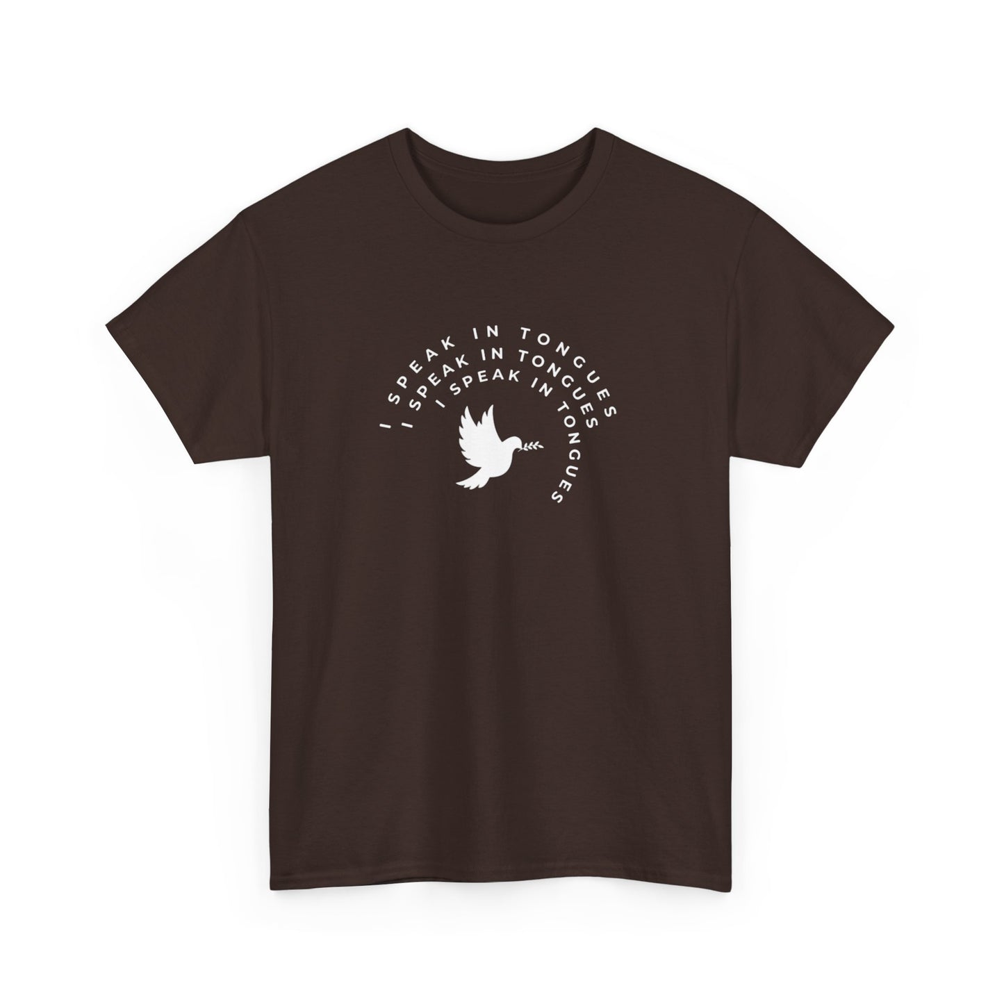 Speak In Tongues White Dove Unisex Cotton T-Shirt