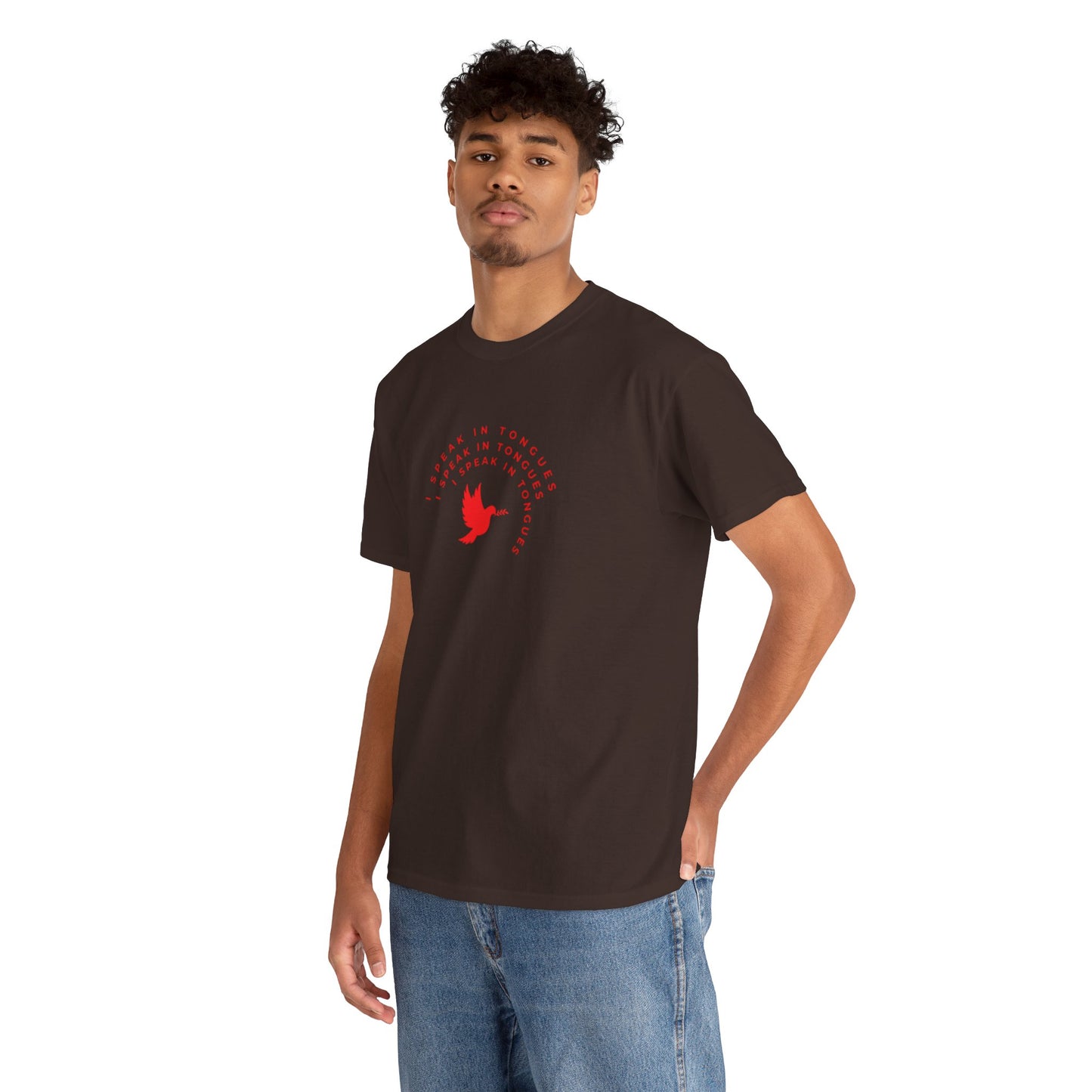 Speak In Tongues Red Dove Unisex Cotton T-Shirt