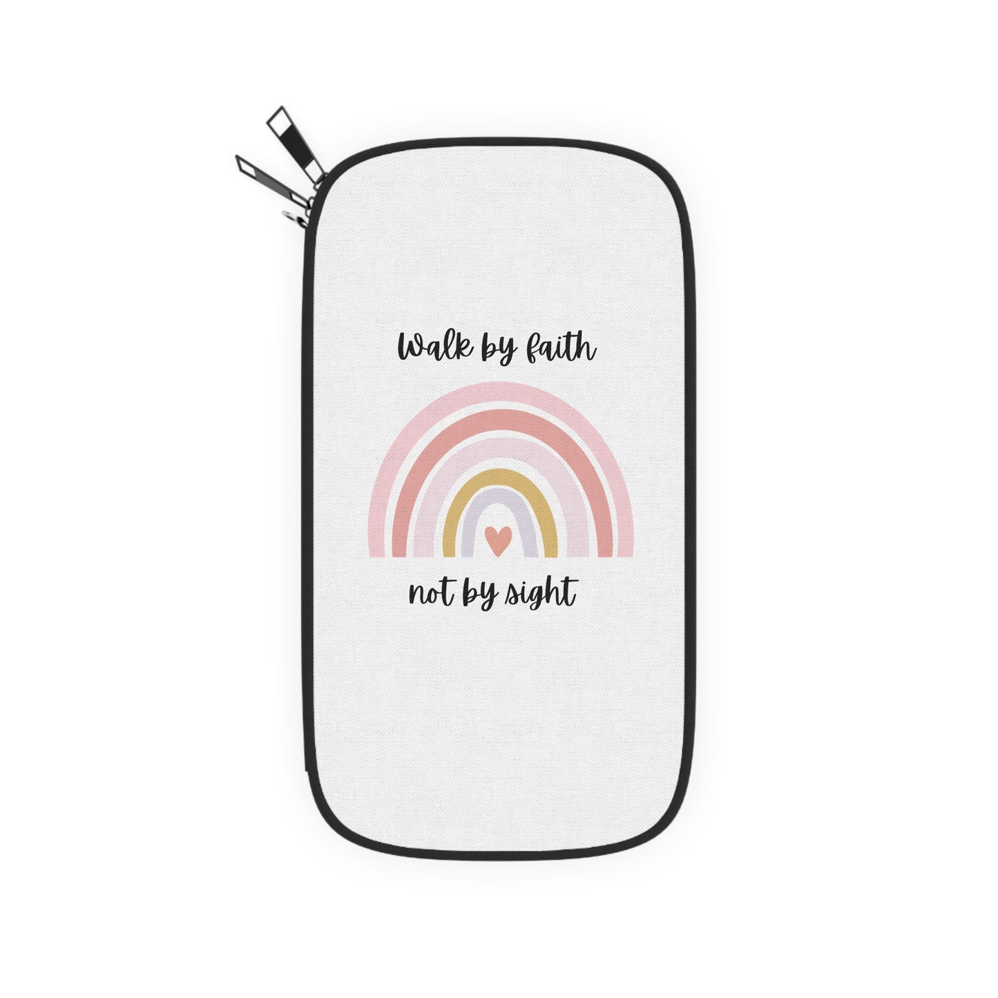 Walk By Faith Rainbow Passport Wallet