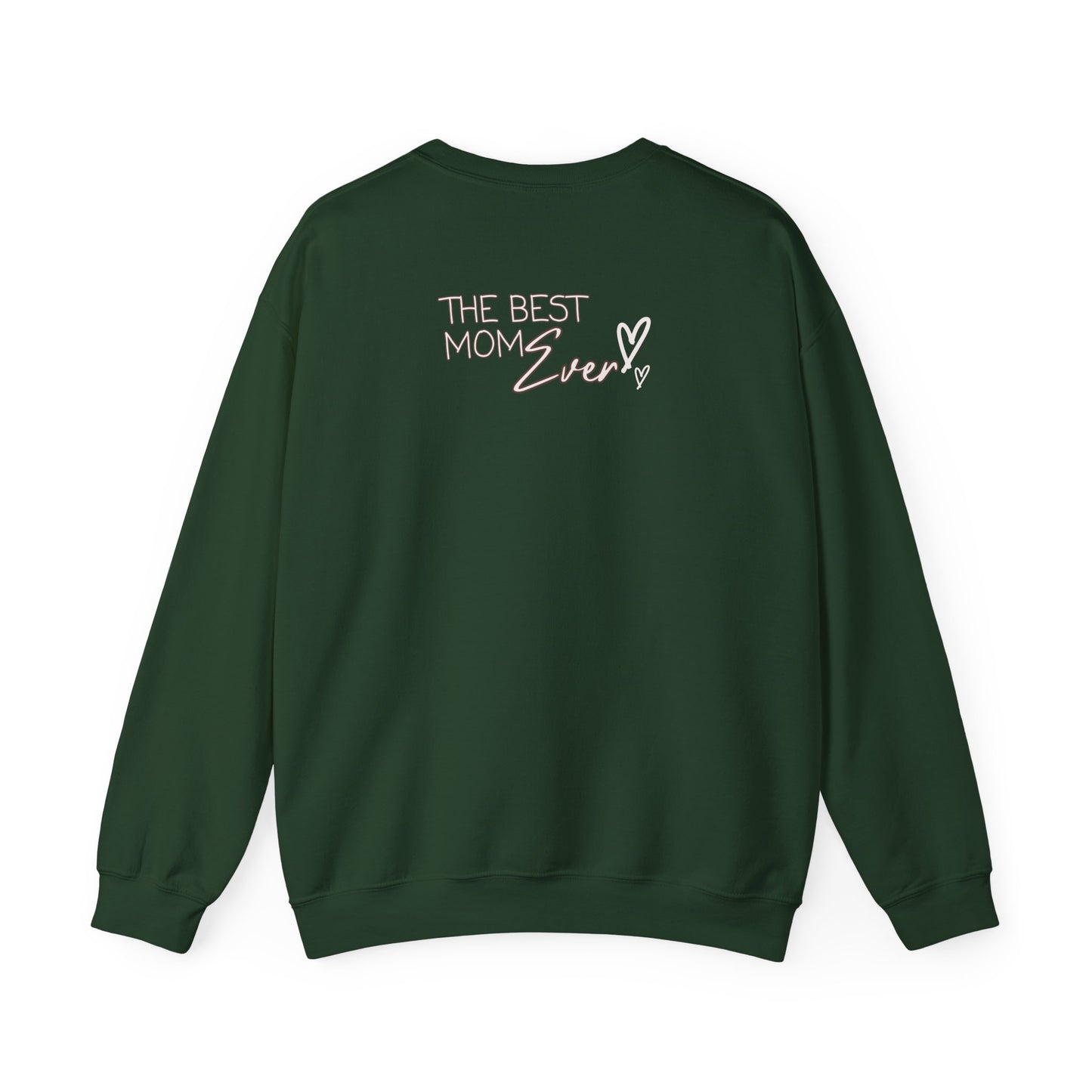 Best Mom Ever Hearts Heavy Blend™ Crewneck Sweatshirt