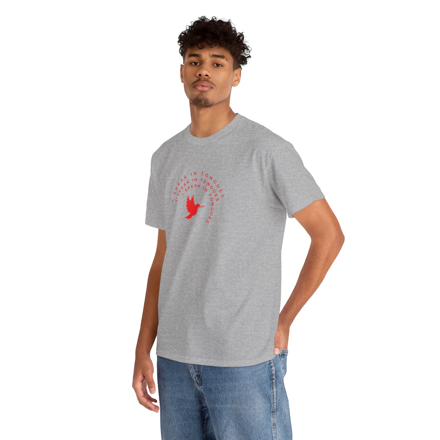 Speak In Tongues Red Dove Unisex Cotton T-Shirt