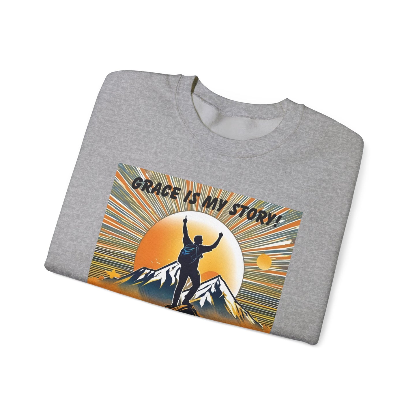 Grace Is My Story Unisex Crewneck Sweatshirt