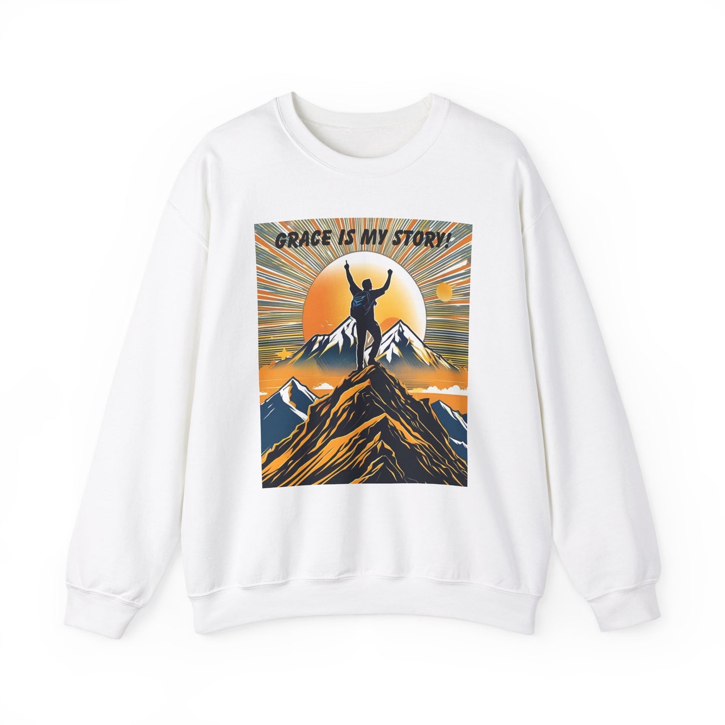 Grace Is My Story Unisex Crewneck Sweatshirt