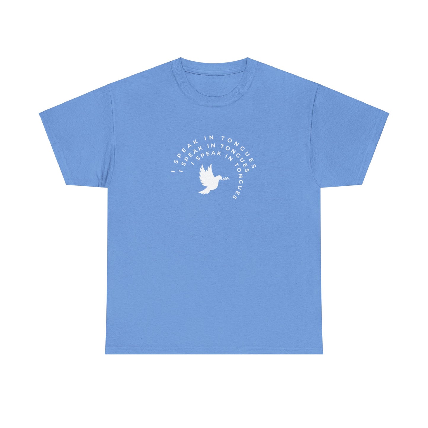 Speak In Tongues White Dove Unisex Cotton T-Shirt