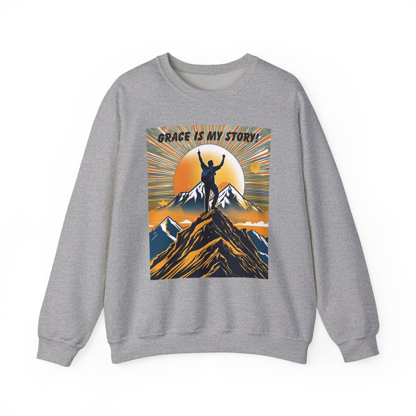 Grace Is My Story Unisex Crewneck Sweatshirt