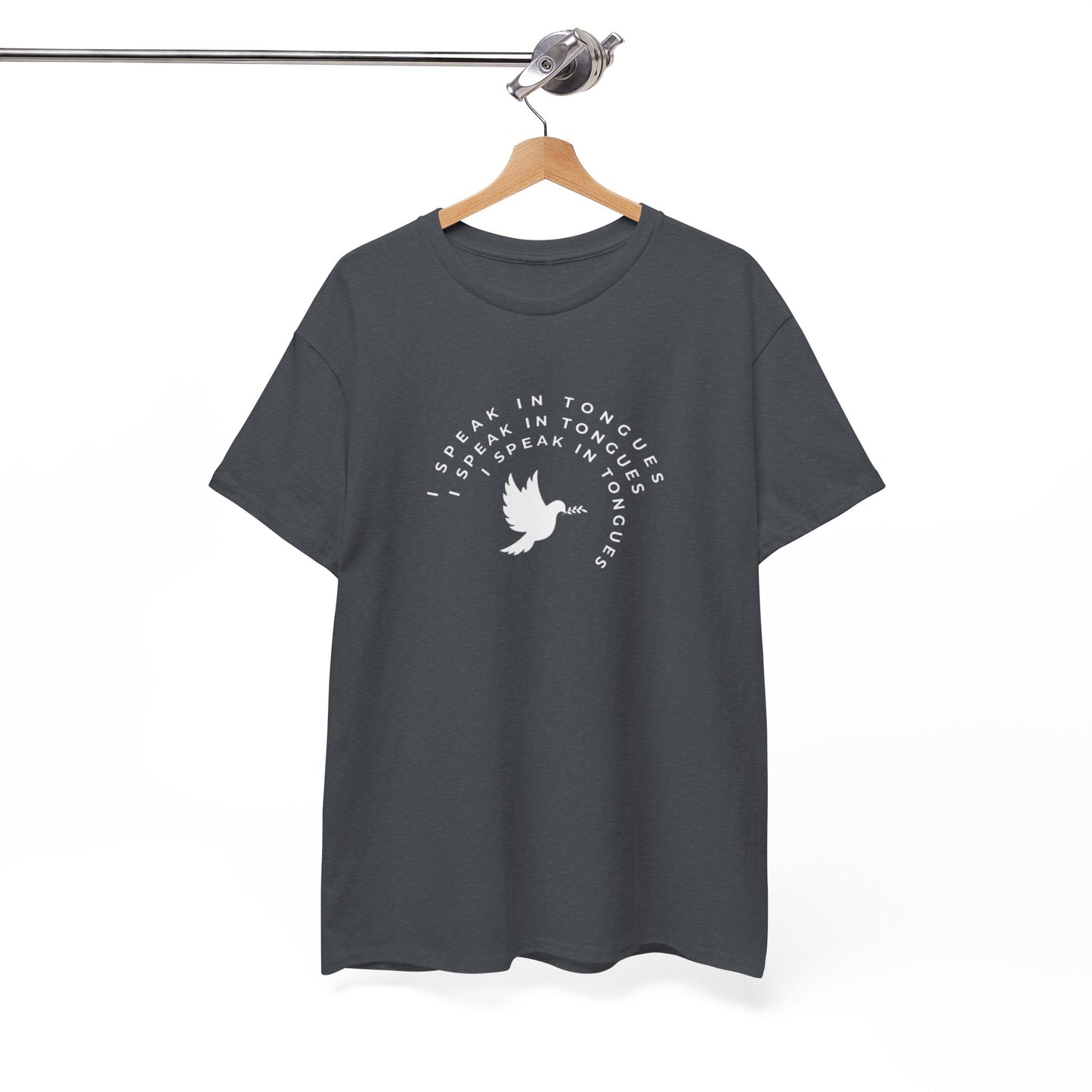 Speak In Tongues White Dove Unisex Cotton T-Shirt