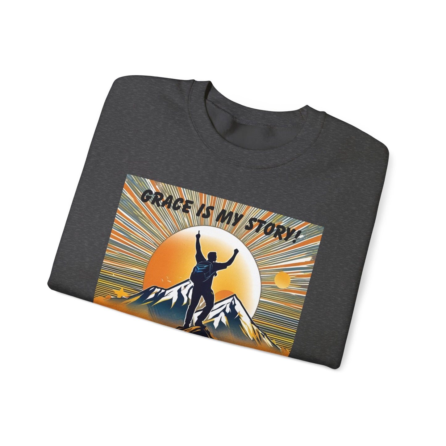 Grace Is My Story Unisex Crewneck Sweatshirt
