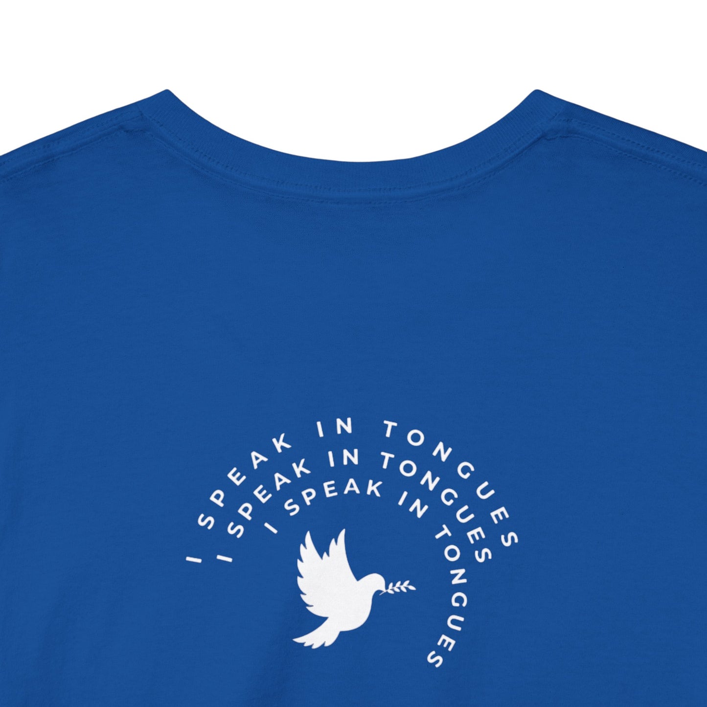 Speak In Tongues White Dove Unisex Cotton T-Shirt
