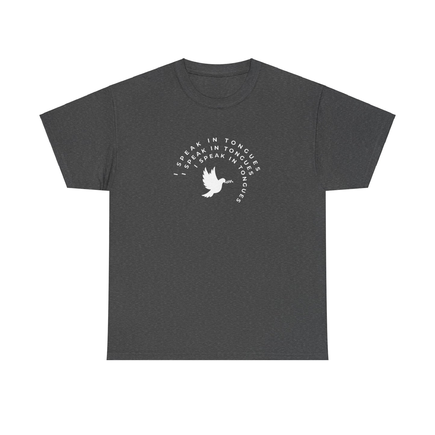 Speak In Tongues White Dove Unisex Cotton T-Shirt