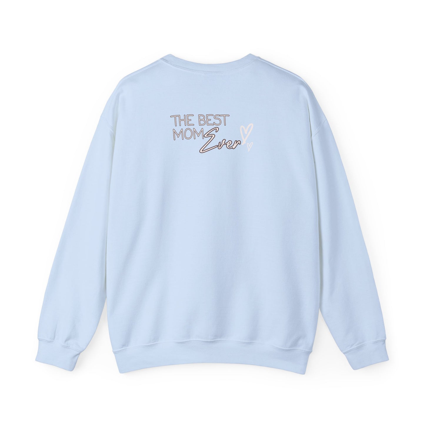 Best Mom Ever Hearts Heavy Blend™ Crewneck Sweatshirt