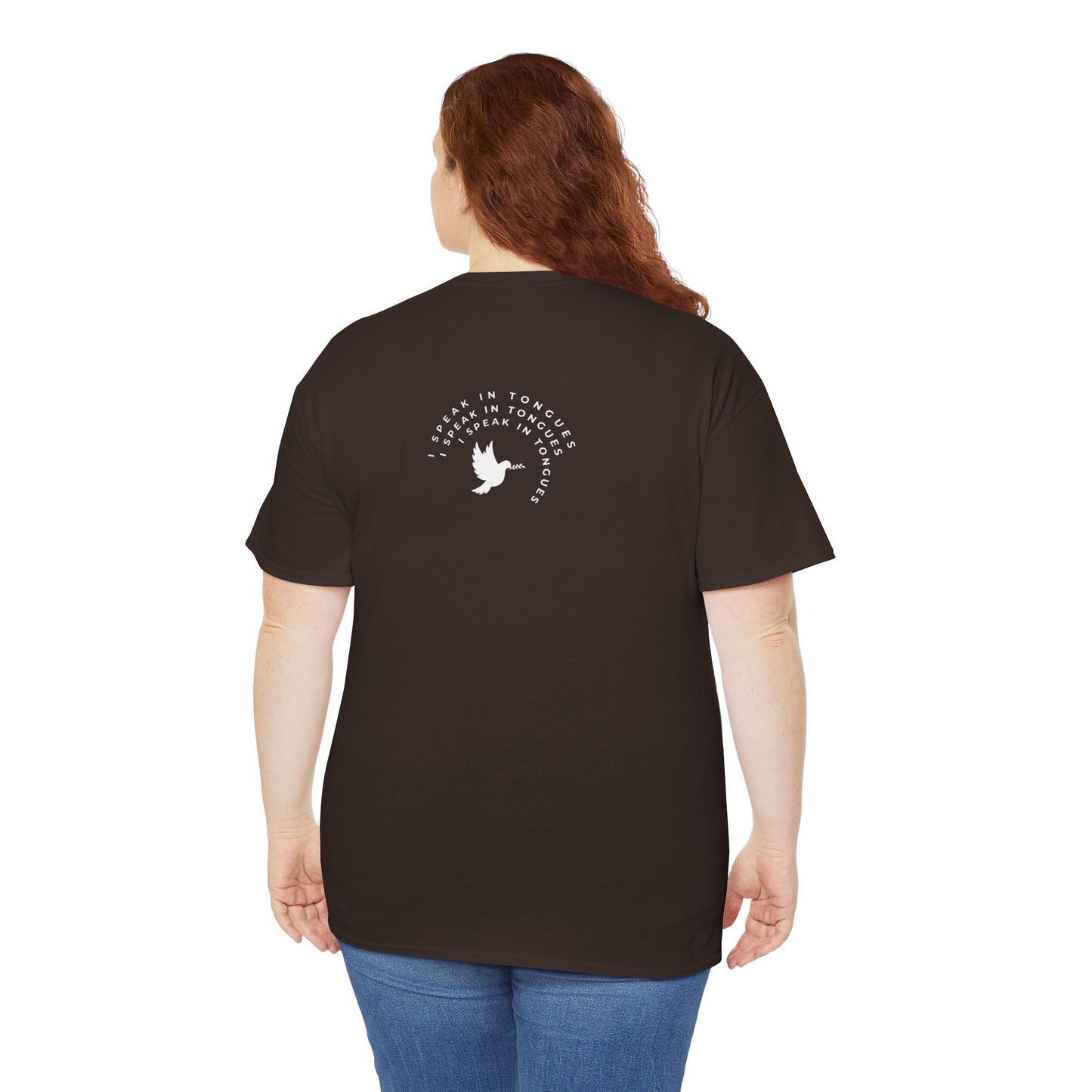Speak In Tongues White Dove Unisex Cotton T-Shirt