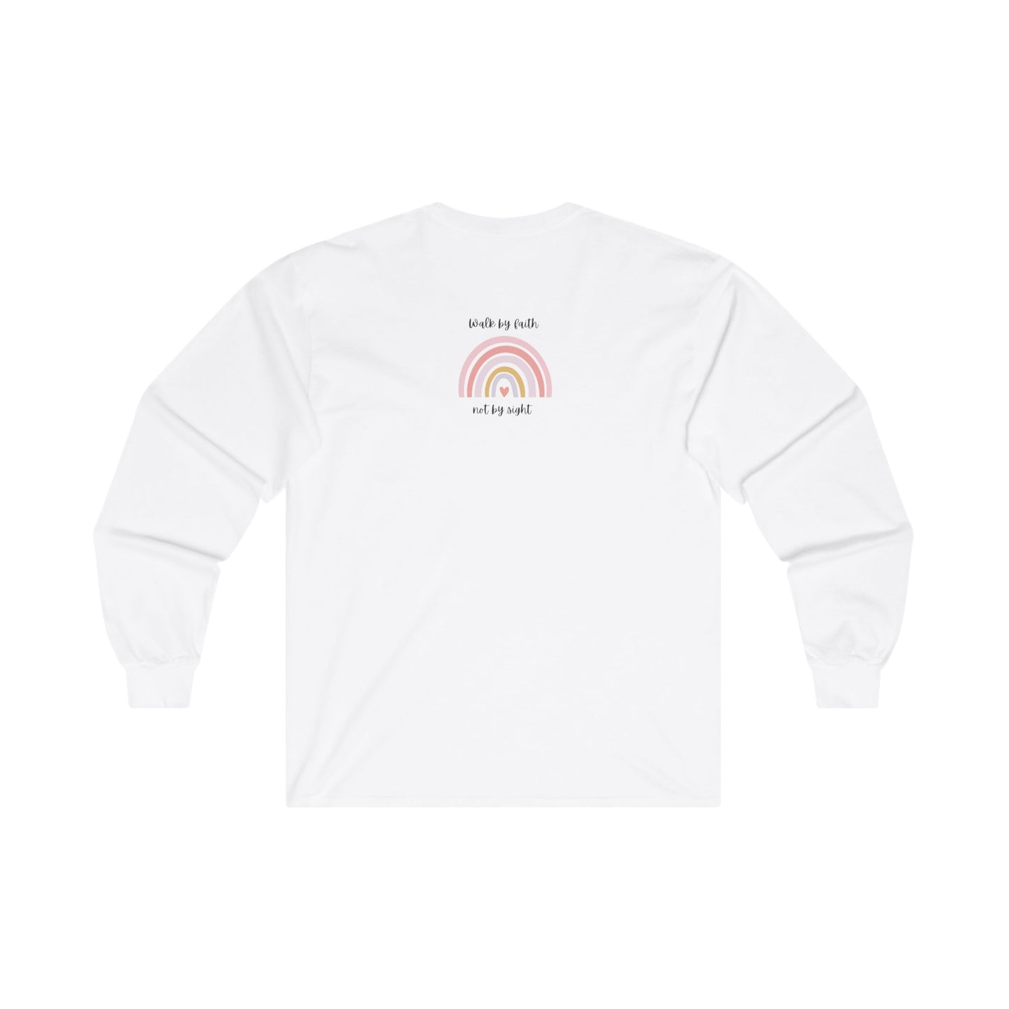 Walk By Faith Rainbow Unisex Ultra Cotton Long Sleeve T-Shirt