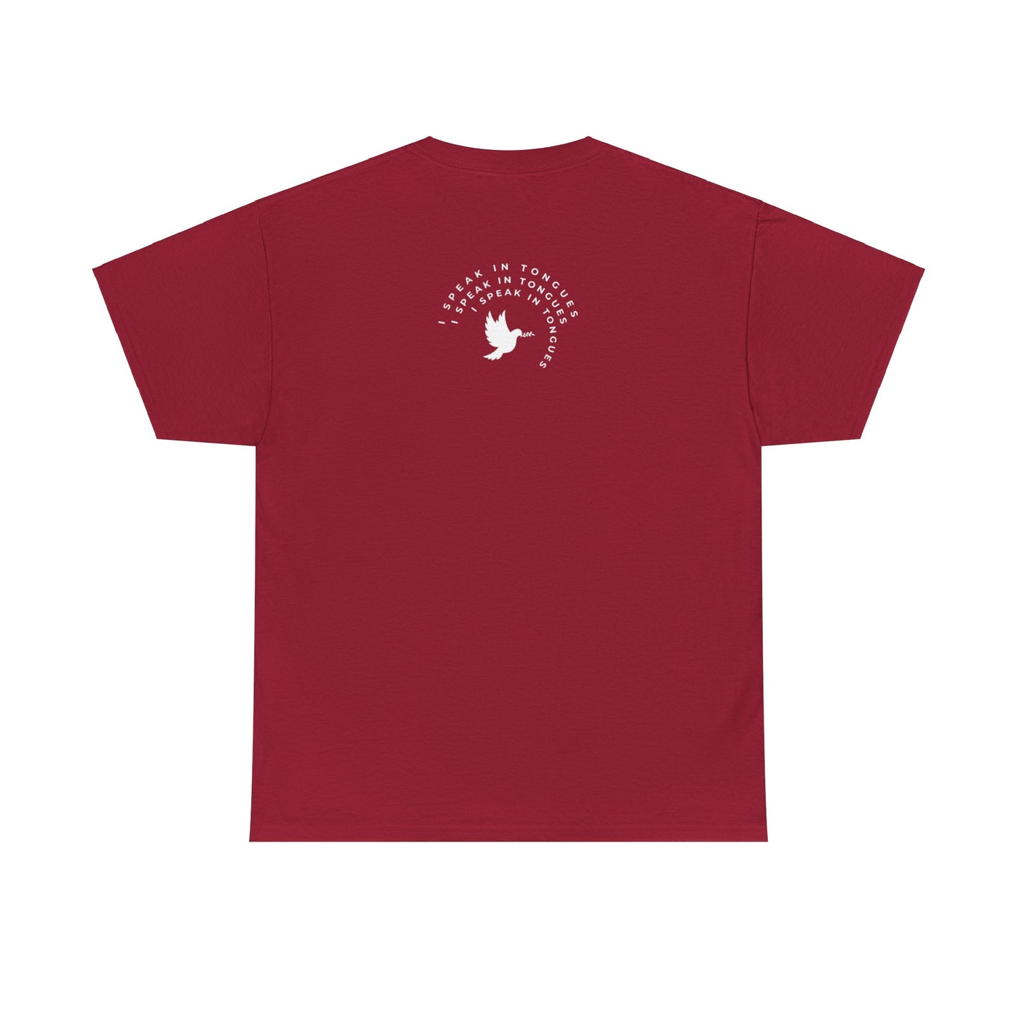 Speak In Tongues White Dove Unisex Cotton T-Shirt