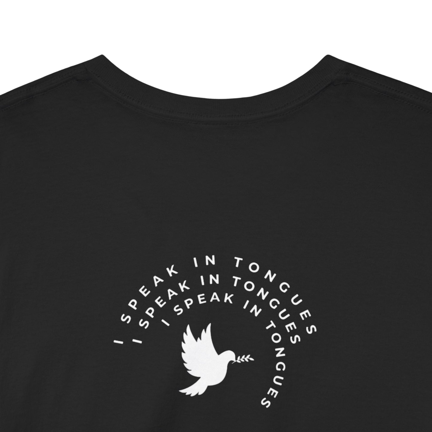 Speak In Tongues White Dove Unisex Cotton T-Shirt