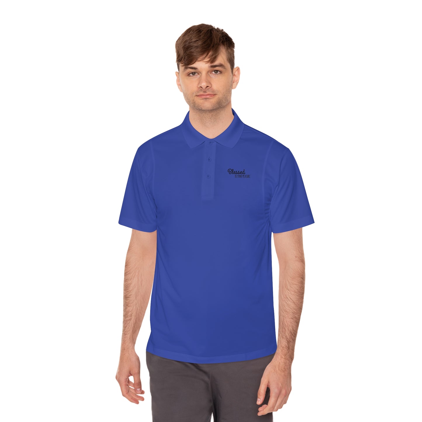 Blessed Beyond Measure Men's Sport Polo Shirt