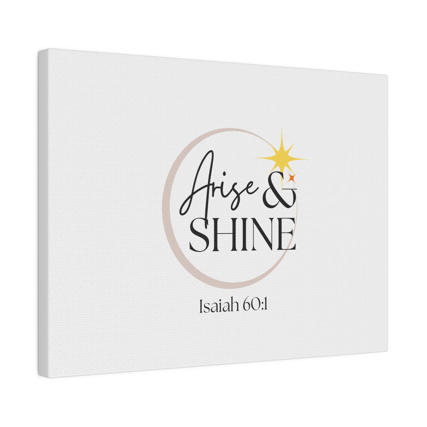 Arise & Shine Original Artwork Matte Canvas
