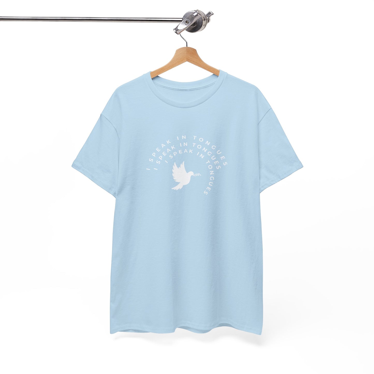 Speak In Tongues White Dove Unisex Cotton T-Shirt
