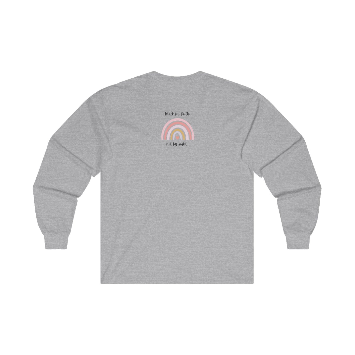 Walk By Faith Rainbow Unisex Ultra Cotton Long Sleeve T-Shirt