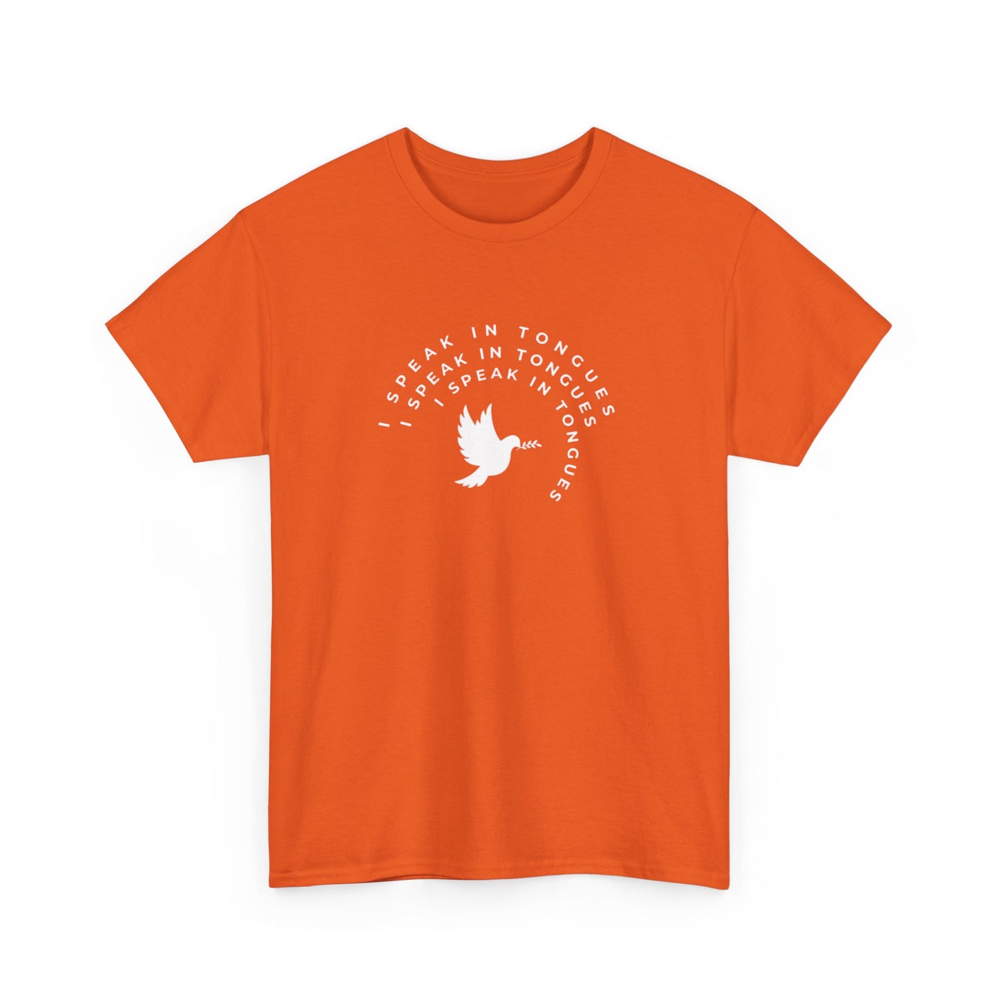Speak In Tongues White Dove Unisex Cotton T-Shirt