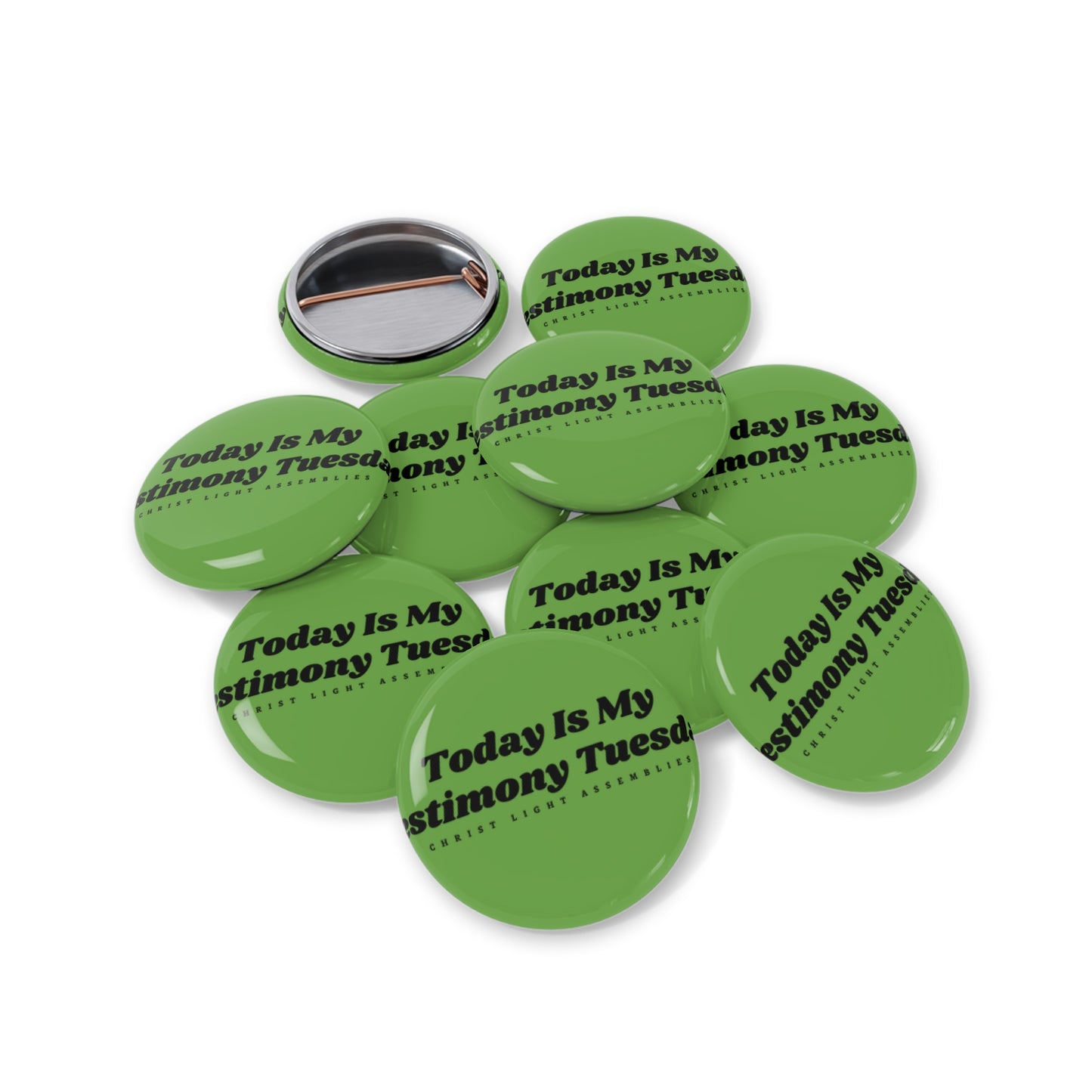 Testimony Tuesday CLA Round Pins