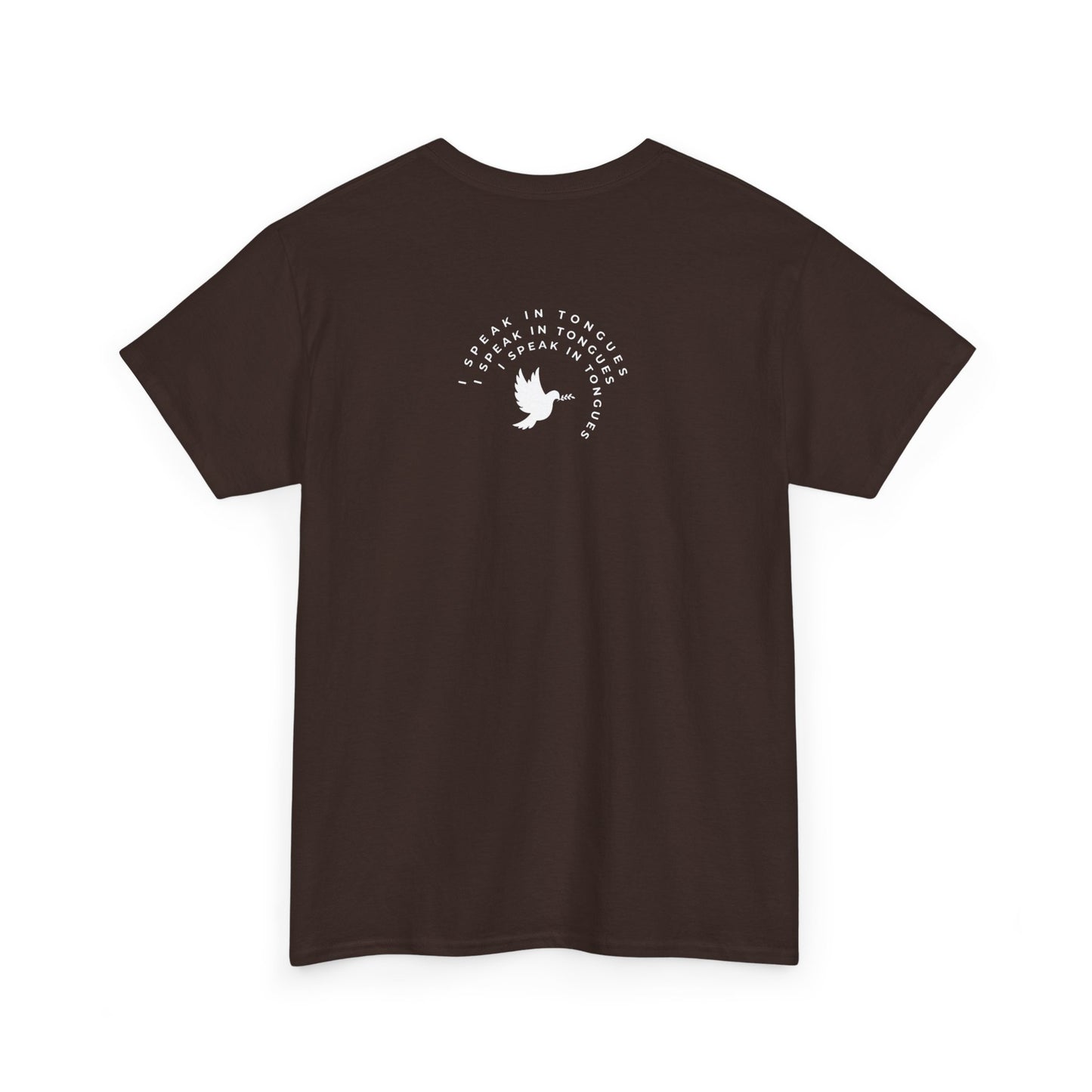 Speak In Tongues White Dove Unisex Cotton T-Shirt