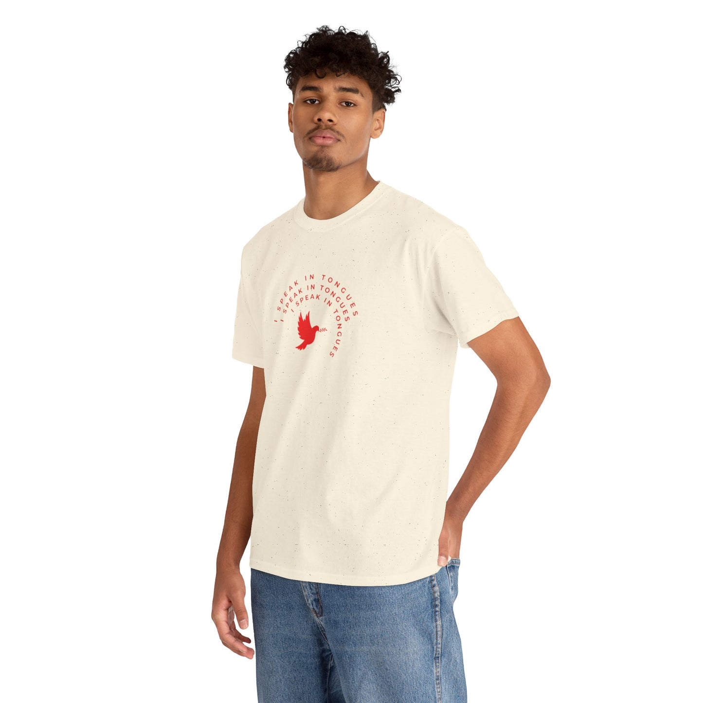 Speak In Tongues Red Dove Unisex Cotton T-Shirt