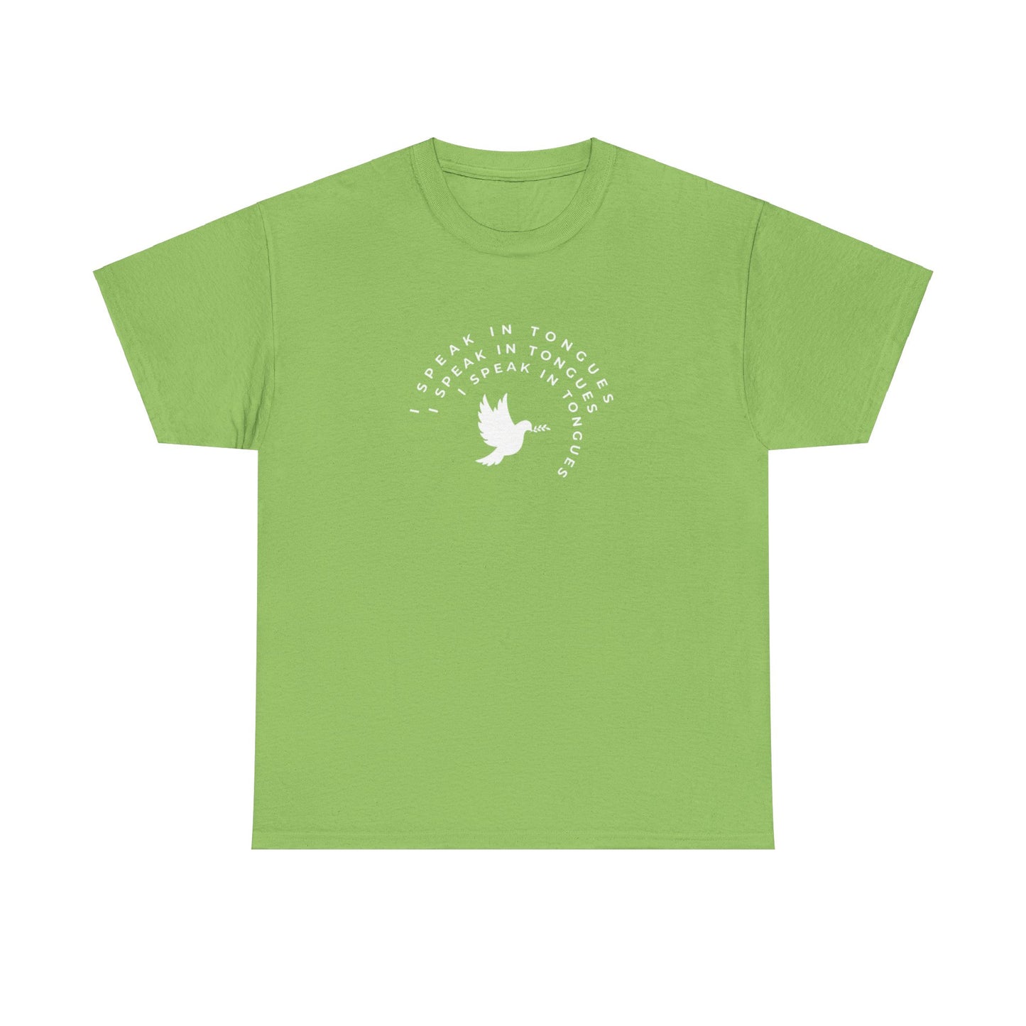 Speak In Tongues White Dove Unisex Cotton T-Shirt