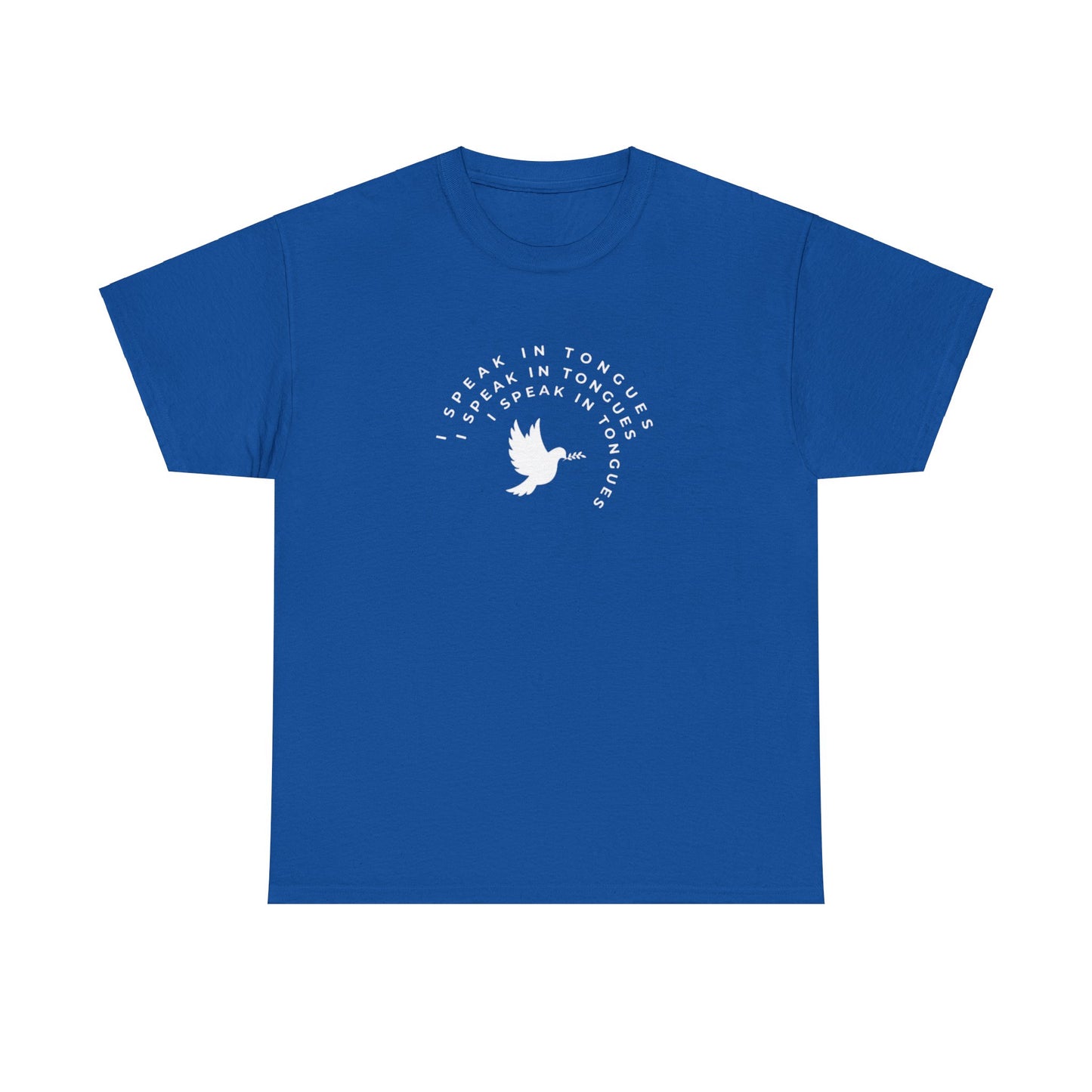 Speak In Tongues White Dove Unisex Cotton T-Shirt