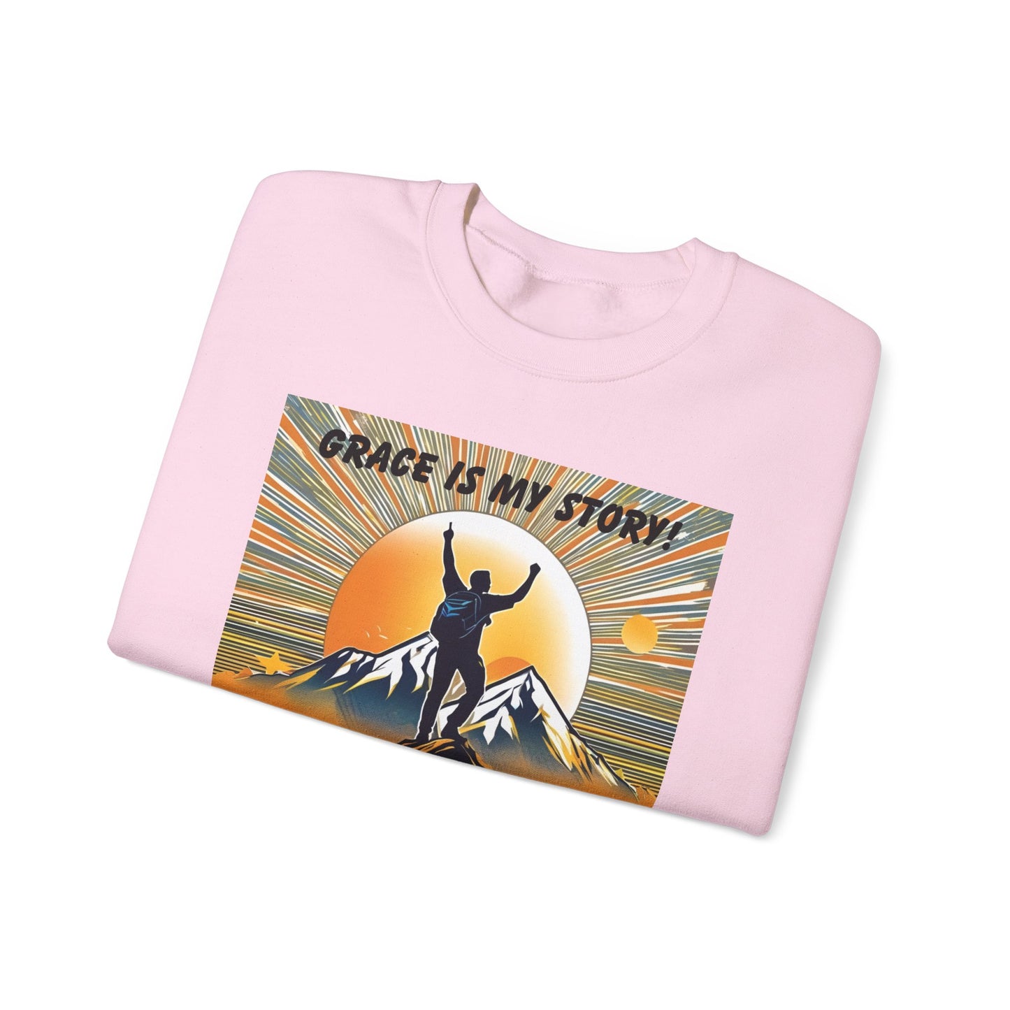 Grace Is My Story Unisex Crewneck Sweatshirt