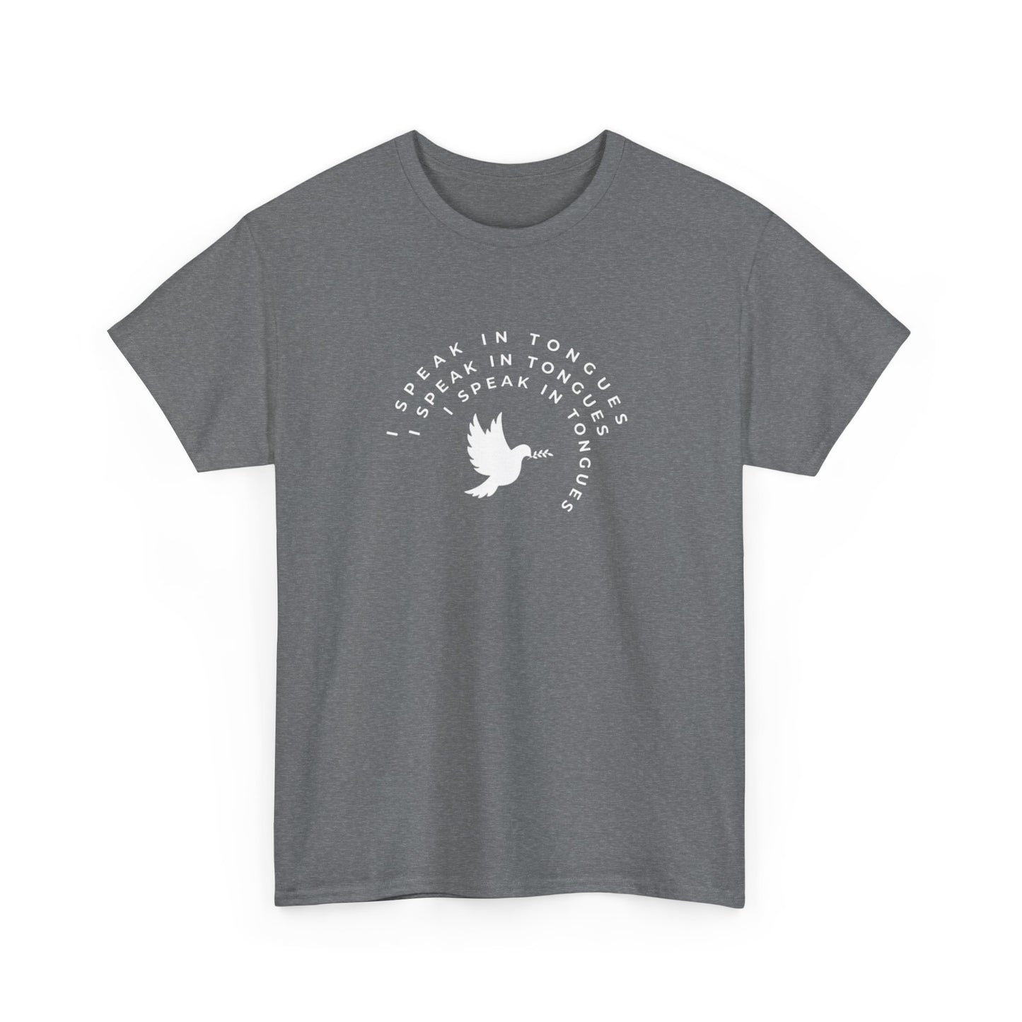 Speak In Tongues White Dove Unisex Cotton T-Shirt