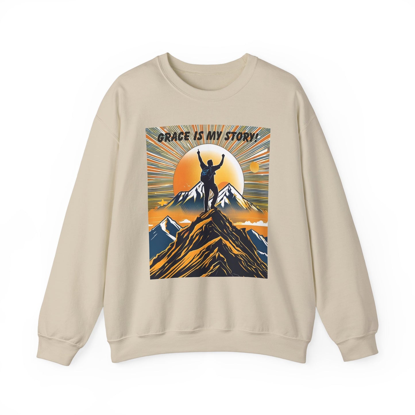 Grace Is My Story Unisex Crewneck Sweatshirt